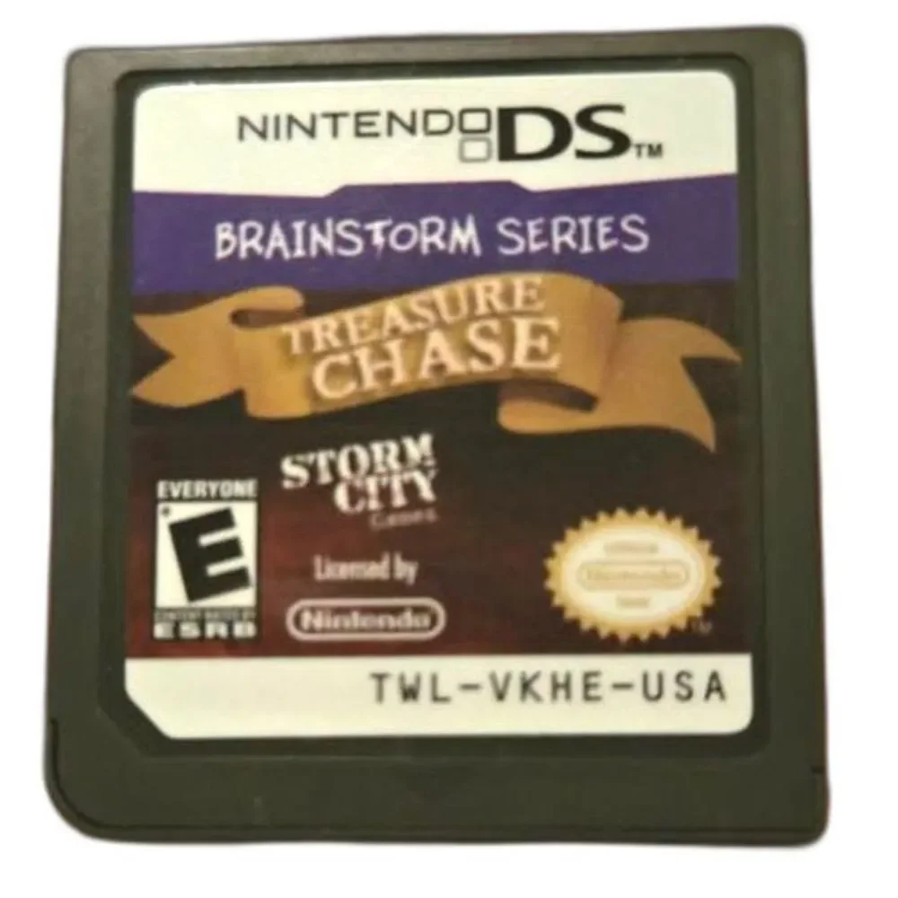 Brainstorm Series Treasure Chase Nintendo DS 3DS (CIB) Tested